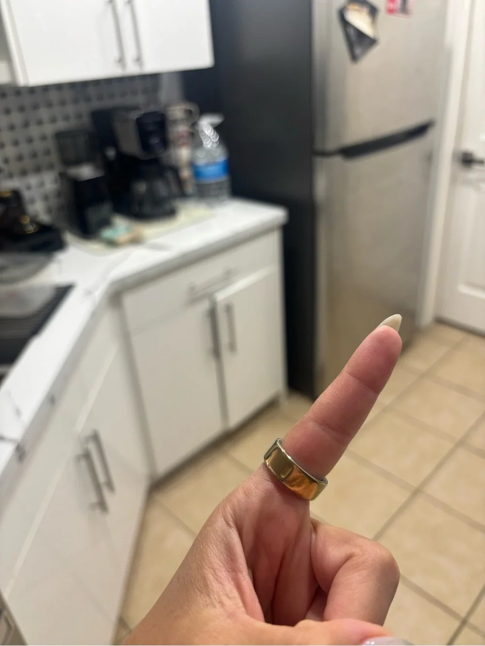 Oura Ring, Gold, Series 4 Size 8 $175